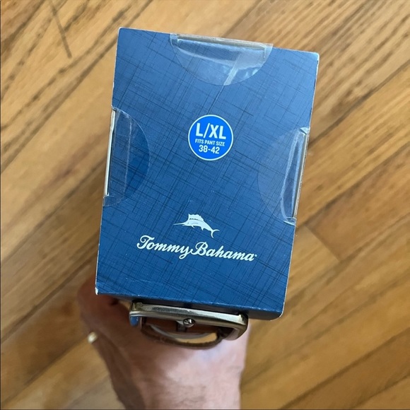 Tommy Bahama Men's Stretch Braided Belt, Blue - Picture 7 of 8